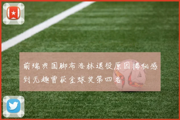前瑞典国脚布洛林退役原因揭秘感到无趣曾获金球奖第四名